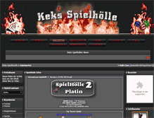 Tablet Screenshot of keksspielhoelle.de